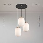 Готовая комбинация светильников HEMING COMBO 3 лампы. Тип C. Диск Lampatron 7550-21102