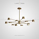 Люстра TOIVOLA A 13 ламп (12+1). Lampatron 2621-6234