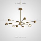 Люстра TOIVOLA A 13 ламп (12+1). Lampatron 2621-6234