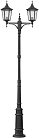 Наземный фонарь Oasis Light 79710LA/E7 09 Bl ALBORG L