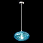 Светильник подвесной Crystal Lux FORMLESS SP1 BLUE