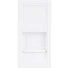 Розетка DEC RJ45 FTP кат.5e, 1мод., бел. (22.5х45мм), Donel DECF12WF5 45х45