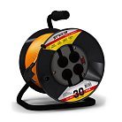 Удлинитель на пластиковой катушке (UG) 30м 4 гнезда с/з 3*10 оранжевый серия Standart Stekker 39708 STD02-41-30