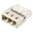 Клемма монтажная 3-проводная STEKKER 32413 LD2273-203 для 1-жильного проводника (5 шт)