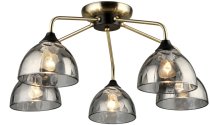Потолочная люстра Imex MD.3826-5-S AB+BK