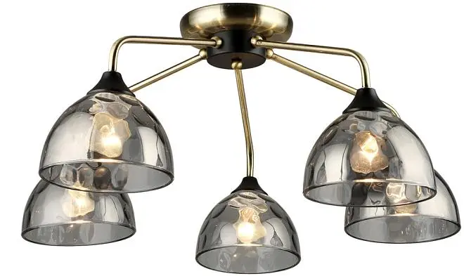 Потолочная люстра Imex MD.3826-5-S AB+BK Потолочная люстра Imex MD.3826-5-S AB+BK