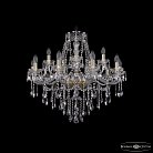 Люстра хрустальная Bohemia Ivele Crystal  1415/10+5/300 G
