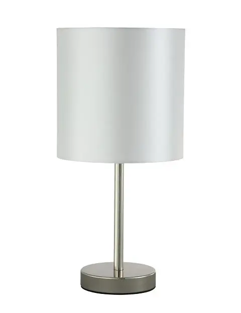 Настольная лампа Crystal Lux SERGIO LG1 NICKEL 2900/501 Настольная лампа Crystal Lux SERGIO LG1 NICKEL 2900/501