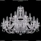 Хрустальная подвесная люстра Bohemia Ivele Crystal 1402/12+6/300/2d/Ni
