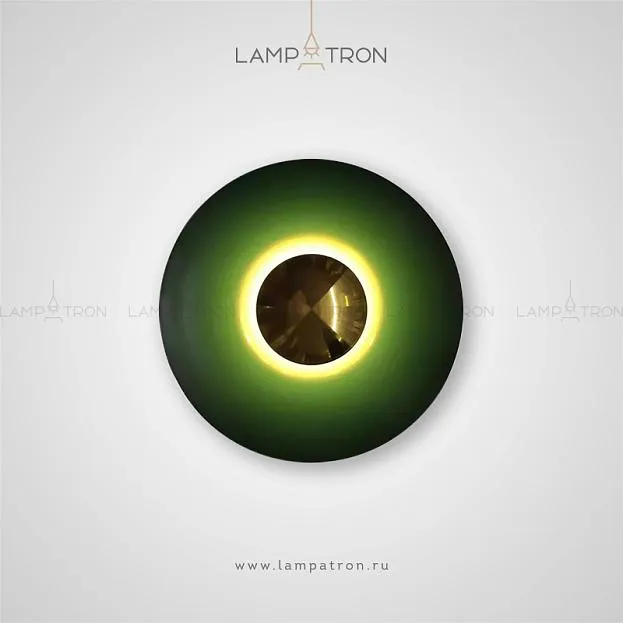Бра ALESTA Размер S. Цвет Золото+Зеленый Lampatron alesta-s-green 4777-12085 Бра ALESTA Размер S. Цвет Золото+Зеленый Lampatron alesta-s-green 4777-12085