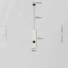 Подвесной светильник WAND VRT Модель B. Цвет черный. Размер S Lampatron 8625-24076