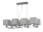 Хрустальная подвесная люстра Lumina Deco LDP 1248-8 WT