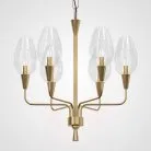 Подвесная Дизайнерская Люстра Viola 6 Прозрачный ImperiumLoft 179882-26