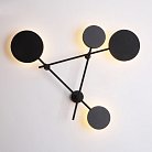 Бра DOTS 2 Размер S. Lampatron dots-2-black-s-warm 904-1587