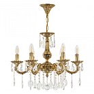Люстра с хрустальными подвесками Bohemia Ivele Crystal AL78101/6/175 A GB