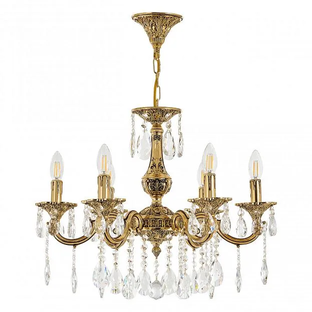 Люстра с хрустальными подвесками Bohemia Ivele Crystal AL78101/6/175 A GB