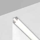 Профиль алюминиевый "угловой круглый 7.9*7.9мм", серебро, CAB240 с матовым экраном, 2 заглушками, 4 крепежами в комплекте 2м Feron 52148