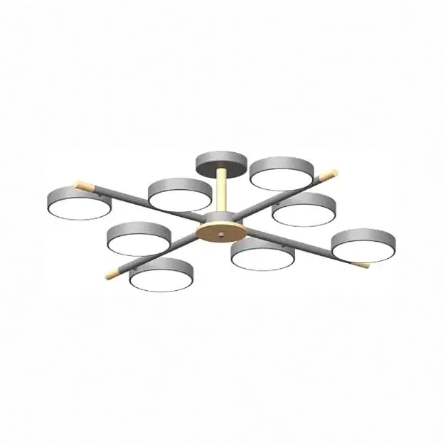 Потолочный cветильник LED4U L3209-860 GR Потолочный cветильник LED4U L3209-860 GR