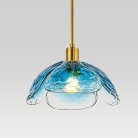 Подвесной светильник FLEUR A Цвет синий. Lampatron 2073-3177