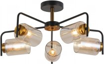 Потолочная люстра ILLUMICO IL8248-5COU-79 BK GD