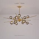 Люстра PETRIN Цвет Дымчатый Lampatron 5456-14090