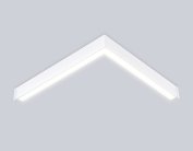 Трековый светильник Ambrella light GL1705 WH белый IP20 24W 4200K 220V 120° 342*367*42 (Без ПДУ)