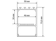 Накладной/подвесной алюминиевый профиль Donolux DN18516RAL9003 Donel свет