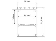 Накладной/подвесной алюминиевый профиль Donolux DN18516RAL9003 Donel свет