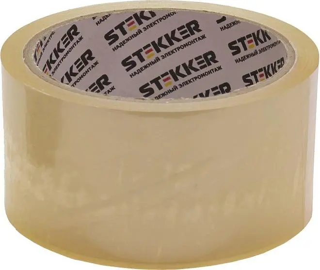 Скотч упаковочный STEKKER 39139 INTP1-4836 48 мм., 36 м., прозрачный Скотч упаковочный STEKKER 39139 INTP1-4836 48 мм., 36 м., прозрачный