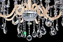 Хрустальная подвесная люстра Lumina Deco LDP 66249-8 WT Denica