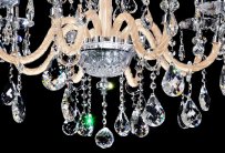 Хрустальная подвесная люстра Lumina Deco LDP 66249-8 WT Denica