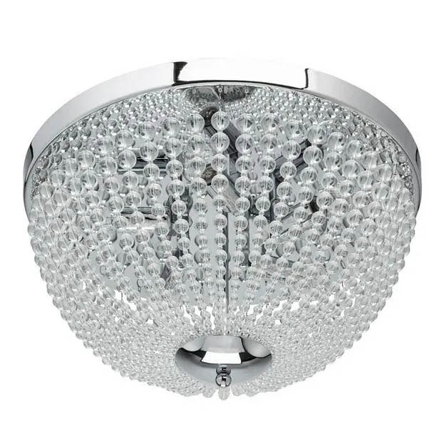 Потолочная люстра Virginia Clear Beads ceiling Chrome S ImperiumLoft 156116-22 48.202-1