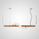 Реечный, рядный светильник VELTA Светлое дерево. Lampatron velta-light 2331-4296