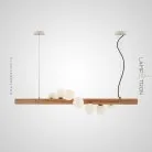 Реечный, рядный светильник VELTA Светлое дерево. Lampatron velta-light 2331-4296