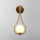 Настенное Бра Hoop Drop Wall Bronze 140755-26 ImperiumLoft