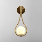 Настенное Бра Hoop Drop Wall Bronze 140755-26 ImperiumLoft