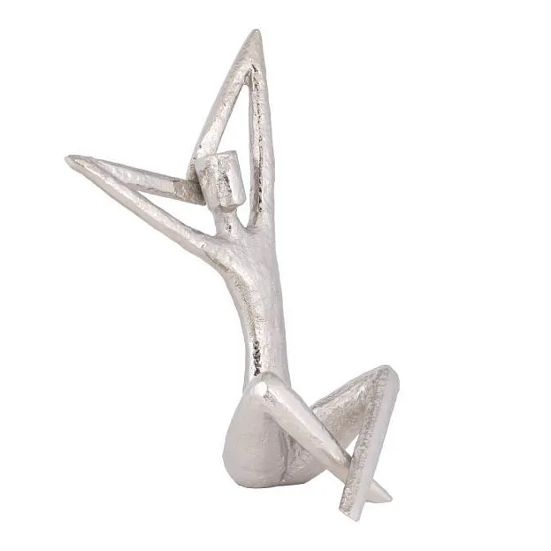 Фигурка декоративная L200, B160, H340, алюминий, никель Eglo 429739 ZADIWIN