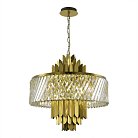 Подвесная люстра ST Luce Nari SL1635.303.09 Латунь/Прозрачный E14 9*40W