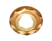 Встраиваемый точечный зеркальный светильник MR16 Ambrella light 800 BR Crystal Spot