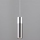 Подвесной светильник Eurosvet 50135/1 LED хром/черный жемчуг 12W 00000084445 Double Topper