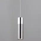 Подвесной светильник Eurosvet 50135/1 LED хром/черный жемчуг 12W 00000084445 Double Topper