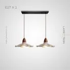 Готовая комбинация светильников ARMIN COMBO 2 лампы. Планка Lampatron armin-combo-2-plank 7130-19579