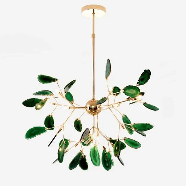 Подвесная люстра AGATE D76 Green ImperiumLoft 243462-26 AGATE001