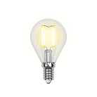 Лампочка светодиодная Uniel LED-G45-5W/NW/E14/CL/DIM GLA01TR картон
