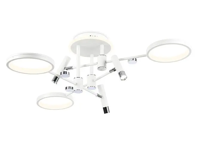 Потолочный светодиодный светильник с пультом Ambrella light FL51646/3+3 Потолочный светодиодный светильник с пультом Ambrella light FL51646/3+3