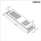 Драйвер IP20 400W 48V Novotech 359532 DRIVE