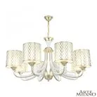 Люстра подвесная с плафонами 303387/8 Wh/Gd Arte Milano Florentia