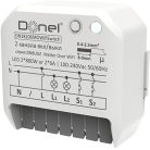 Умный выключатель MatterOverWi-Fi, AC 230В 2 канала x 6А, макс.мощность LED 2x800Вт Donel DN18206MOWiFiSwitch DN8UGZ