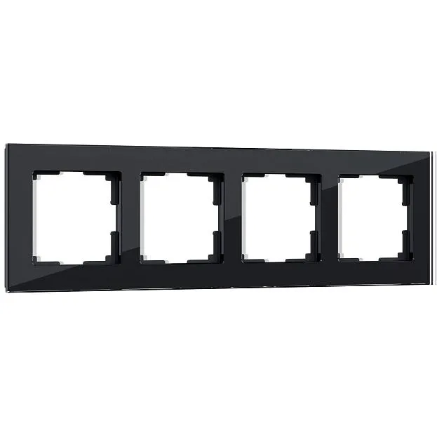 Рамка на 4 поста Werkel W0041108 (черный) Favorit a051436 Рамка на 4 поста Werkel W0041108 (черный) Favorit a051436