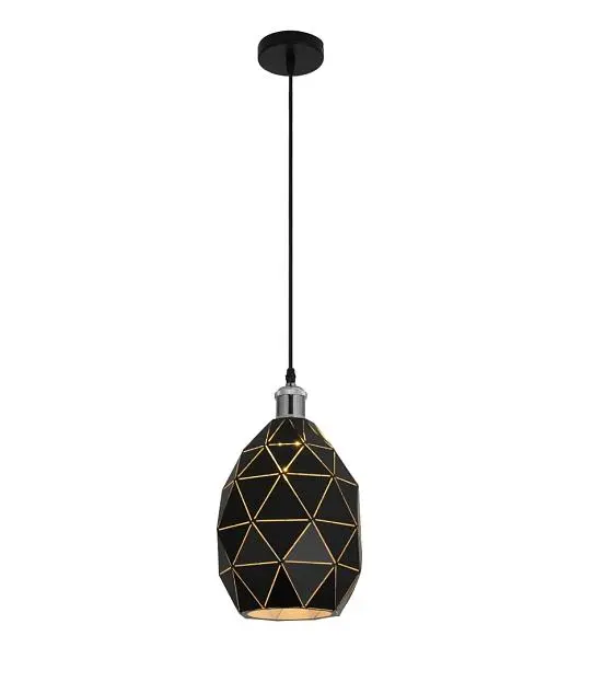 Подвесной светильник Lumina Deco LDP 8038-220 BK+CHR Pestico